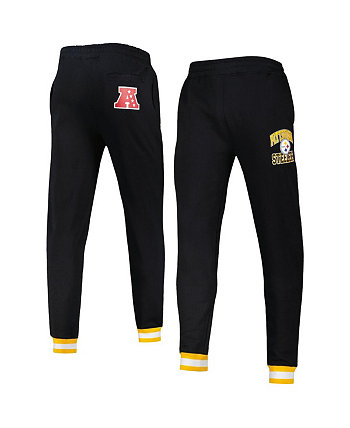 Мужские черные флисовые брюки-джоггеры Pittsburgh Steelers Blitz Starter