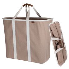 CleverMade Collapsible Laundry Caddy LUXE 2-piece Set CleverMade