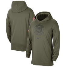 Men's Nike  Olive Georgia Bulldogs Military Pack Long Sleeve Hoodie T-Shirt Nitro USA