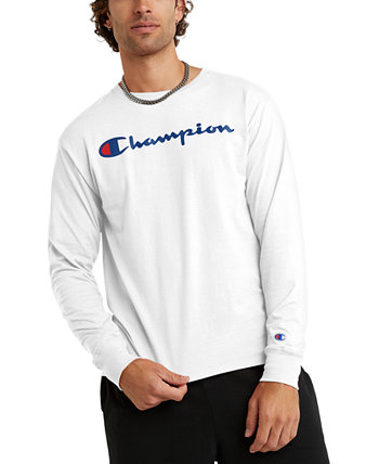 Мужская футболка с длинным рукавом и логотипом Script Champion