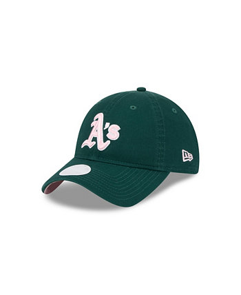 Women's Green Oakland Athletics 2024 Mother's Day 9TWENTY Adjustable Hat New Era