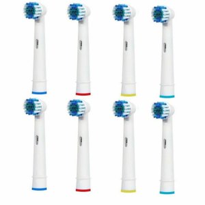 GENKENT 8Pcs Toothbrush Heads Replacement Brush Fit For Braun Oral B PRECISION CLEAN GENKENT