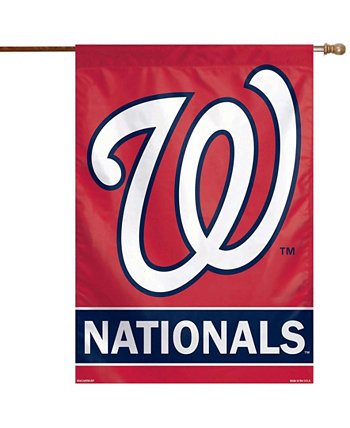 Односторонний вертикальный баннер с основным логотипом Multi Washington Nationals 28 дюймов x 40 дюймов Wincraft