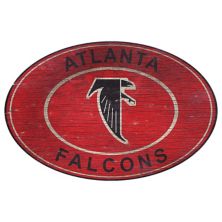 Овальный настенный знак Atlanta Falcons Heritage Fan Creations