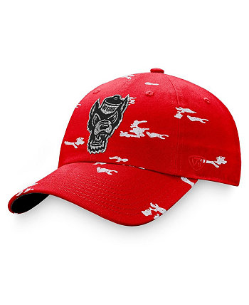 Женская красная регулируемая шляпа NC State Wolfpack OHT в военном стиле Appreciation Betty Top of the World
