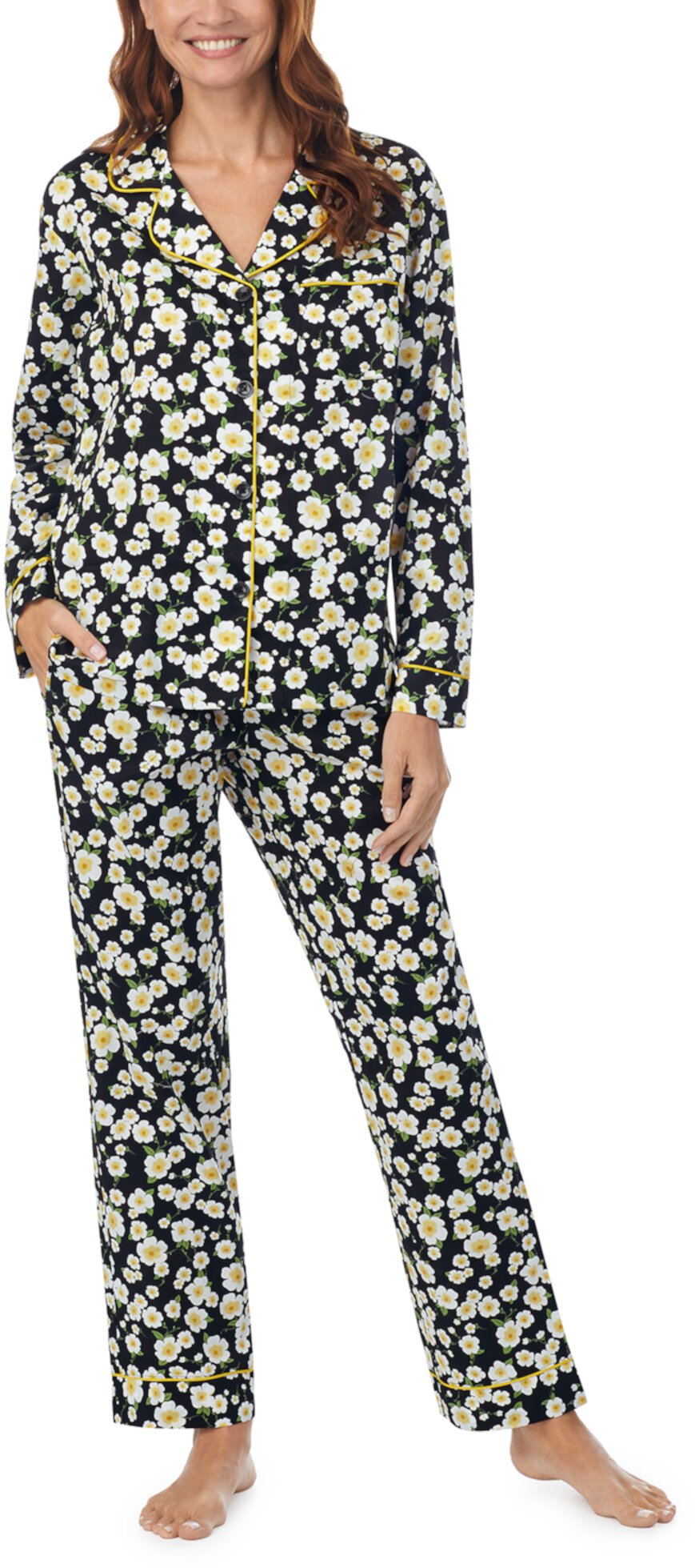 Классический пижамный комплект с длинным рукавом BedHead Pajamas