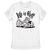 Disney's 101 Dalmatians Sleeping Puppies Life Is Ruff Juniors' Graphic tee Disney