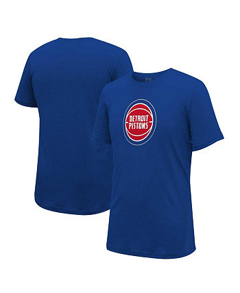 Мужская и женская синяя футболка с логотипом Detroit Pistons Primary Stadium Essentials
