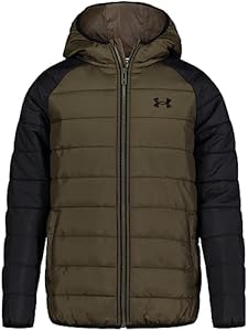 Under Armour Boys' Tuckerman Puffer Jacket, Mid-Weight, Zipper Closure Under Armour