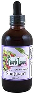 Herb Lore Shatavari Root Extract Tincture - 2 fl oz (Жидкие унции) - Liquid (Жидкость) Shatavari Drops (Капли) (Asparagus Racemosus) for Lactation and Wellness Support - Alcohol Free Herb Lore