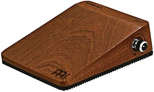 Meinl Percussion Analog Stomp Box for Multi-Instrumentalists with Passive Piezo Pickup — Create Rhythmic Patterns — Features Mahogany Body and Quarter-inch Input/Output Jacks, Brown (MPS1) Meinl Percussion