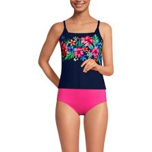 Petite Lands' End Printed Square Neck Tankini Swimsuit Top Lands' End