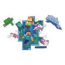 RoomMates Minecraft Peel & Stick гигантская наклейка на стену RoomMates