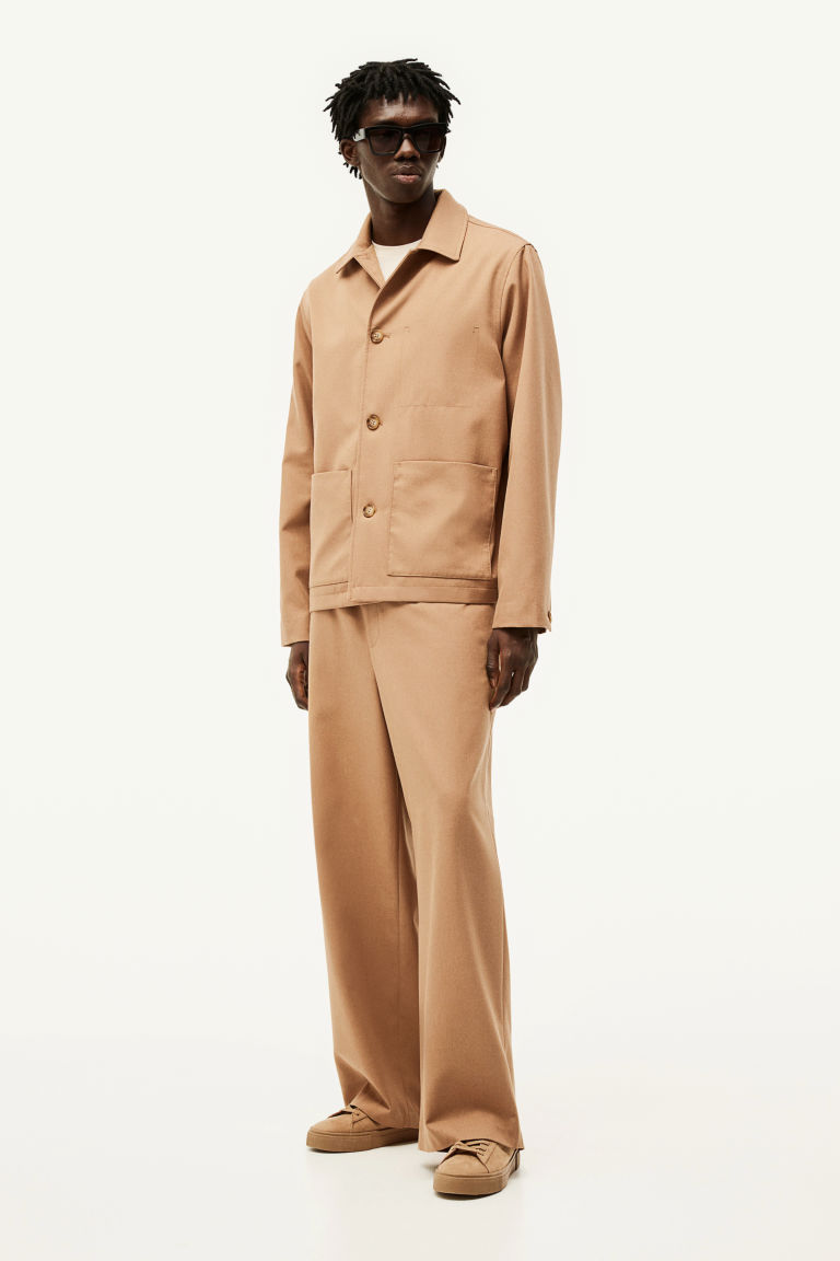 Саржевая куртка стандартного кроя H&M