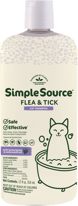 SimpleSource Flea & Tick Cat Shampoo SimpleSource