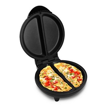 Elite Cuisine Non-Stick Dual Omelet & Frittata Maker with Cool Touch Handle Elite