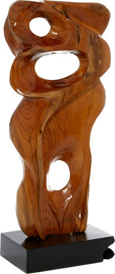 Имбирь и береза Абстрактная деревянная скульптура GINGER BIRCH STUDIO