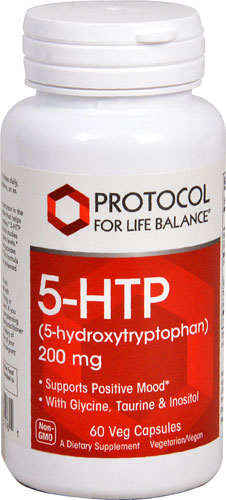 Protocol For Life Balance 5-HTP — 200 мг — 60 растительных капсул Protocol for Life Balance