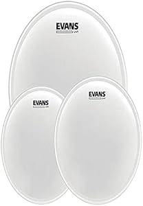 Пластики для ударной установки Evans UV1, 12", 13", 16" и 14" с покрытием для малого барабана Evans