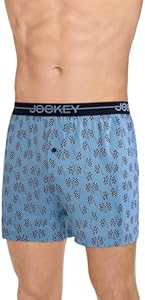 Jockey Men's Underwear Active Microfiber 4.5" Boxer Jockey