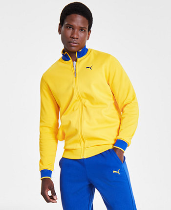 Мужская винтажная спортивная спортивная куртка обычного кроя с молнией во всю длину PUMA