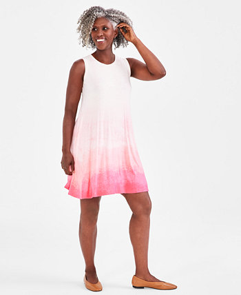 Миниатюрное платье-шлепанцы с принтом, созданное для Macy's Style & Co
