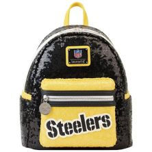 Loungefly Pittsburgh Steelers Sequin Mini Backpack Unbranded