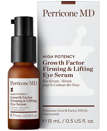 Укрепляющая и подтягивающая сыворотка для глаз с высоким фактором роста, 0,5 унции. Perricone MD