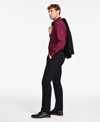 Мужские костюмные брюки в полоску узкого кроя, созданные для Macy's Alfani