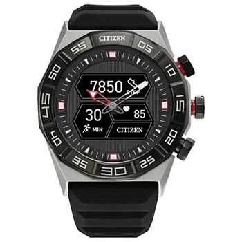 Смарт часы Citizen CZ Smart Hybrid с черным силиконовым ремешком - JX2007-09E Citizen