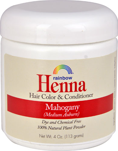 Краска для волос Rainbow Research Henna и кондиционер для волос красное дерево темно-рыжий - 4 унции Rainbow Research