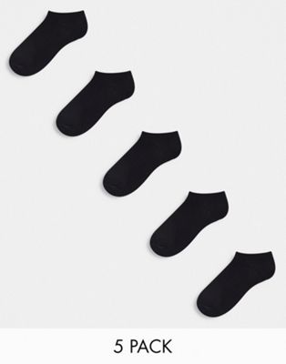 Набор из пяти черных кроссовок ASOS DESIGN ASOS DESIGN