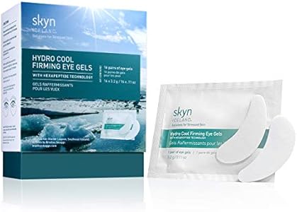 skyn ICELAND Hydro Cool Firming Under Eye Patches. Eye Gel Mask to Firm And Reduce Wrinkles, Fine Lines, Dark Circles, Puffy Eyes & Bags, 16 Pairs Skyn ICELAND