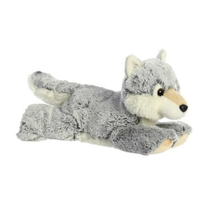 Aurora - Medium Gray Flopsie - 12" Winter Wolf - Adorable Stuffed Animal Aurora