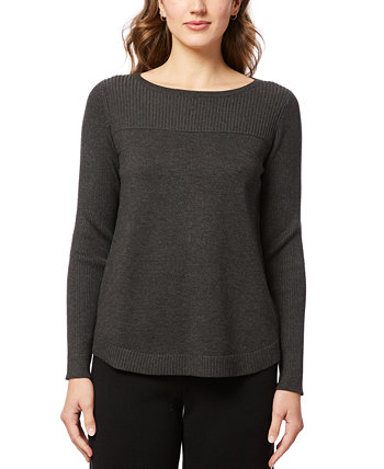 Women's Boat Neck Long-Sleeve Sweater MELISSA PAIGE