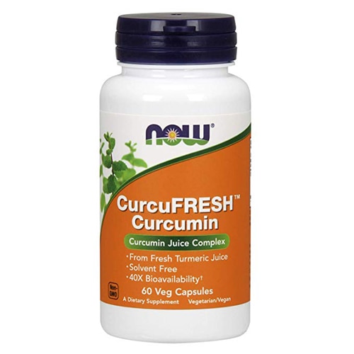 CurcuFresh™ Curcumin - 60 Вег Капсул - NOW Foods NOW Foods