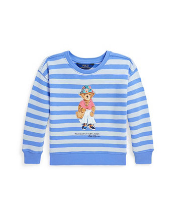 Toddler and Little Girls Polo Bear French Terry Long Sleeve Sweatshirt Polo Ralph Lauren