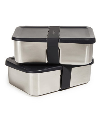 Essentials 6-Pc. Stainless Steel Lunch Box Set for Two BergHOFF