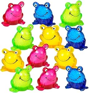 Rhode Island Novelty (12) 2.5 Inch Sticky Squeeze Frogs Rhode Island Novelty