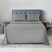 Lux Decor Microfiber Stripe Bed Sheets Ultra Soft Hypoallergenic Bedding With Pillowcases Lux Decor Collection