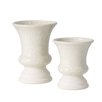 Sullivan's Speckled Goblet Vases Table Decor 2 pc Set Sullivan's