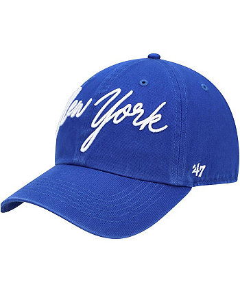 Женская регулируемая кепка Royal New York Giants Vocal Clean Up '47 '47 Brand