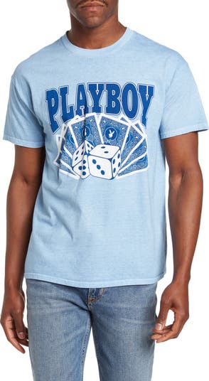 Пигментная футболка Playboy Casino Cards Merch Traffic