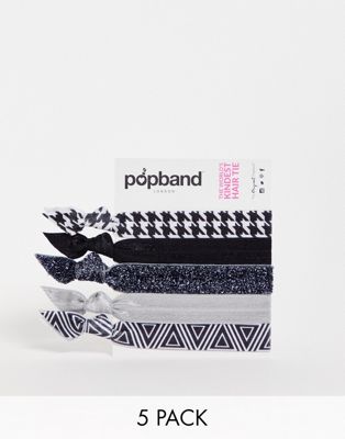 Popband Working Girl Printed Hairbands 5 Pack Popband