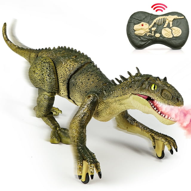 Hot Bee Remote Control Dinosaur Toys for Kids, Walking & Roaring Simulation Indominus Rex Dinosaur Toys for Boys Girls 3-12 Years Hot Bee