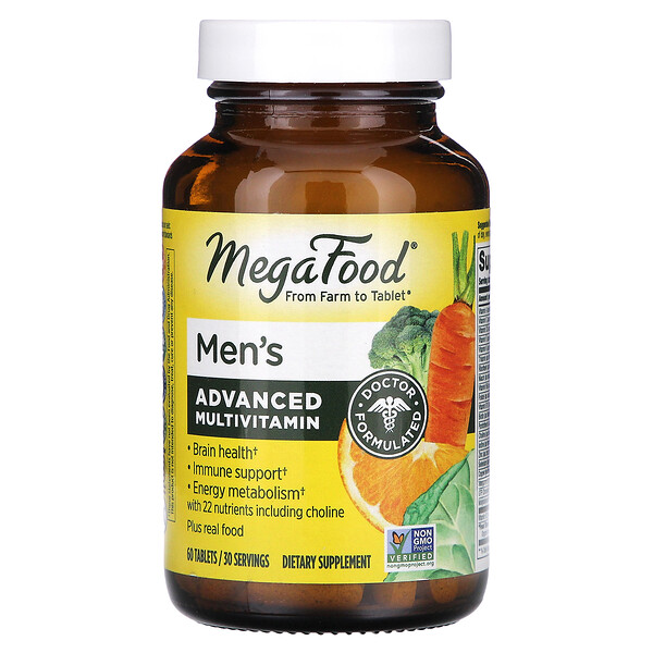 Мужской Мультивитамин Повышенной Действенности - 60 таблеток - MegaFood MegaFood