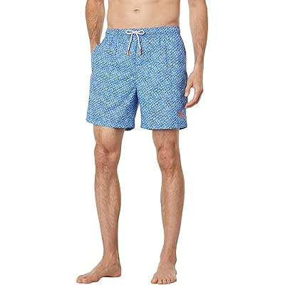 Плавательные шорты Tommy Bahama Naples Crescent Wave из 100% переработанного полиэстера с эластичным поясом и карманами Tommy Bahama