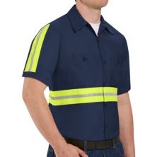 Мужская рабочая рубашка с улучшенной видимостью Red Kap Red Kap