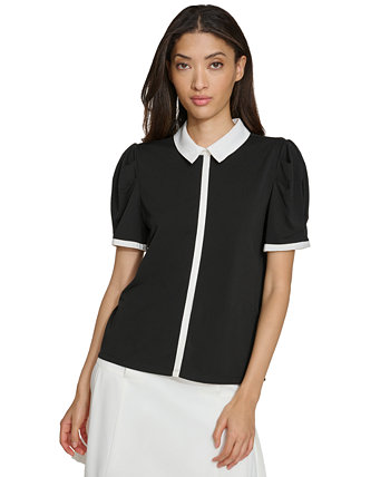 Женская блузка с пышными рукавами Karl Lagerfeld Paris Karl Lagerfeld Paris