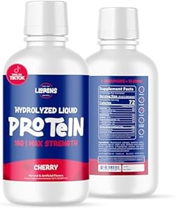 Proteinex Medical Grade Liquid (Жидкость) Hydrolyzed Protein Max Strength - Supports Wound Healing and Doctor Recommended- No Carbs, Zero Sugars & Ready to Drink Liquid Protein Drink (Cherry, 30 Fl oz (Унции)) Proteinex